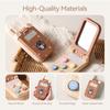 Baby Wooden Flip Phone Toy Bear Telephone Model Montessori Toys Simulation Phone for Kids Early Educational Cognition Toy Gift