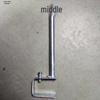 Galvanized L-Shaped Lightning Protection Bracket with Fishtail Clip