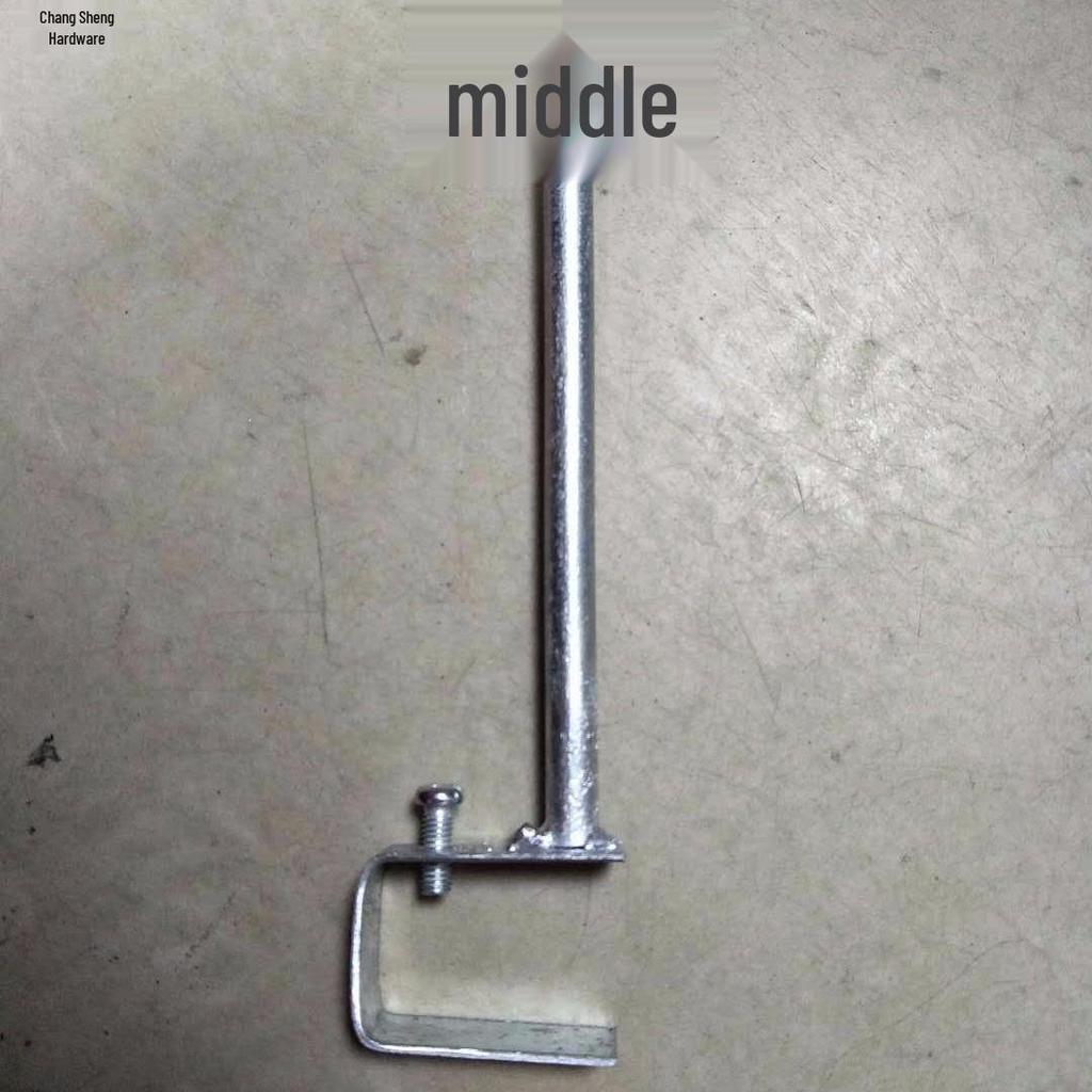 Galvanized L-Shaped Lightning Protection Bracket with Fishtail Clip