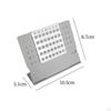 Reusable Desk Calendar Free Standing Business Supplies Monthly Planner Metal Perpetual for