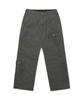 NOMANUAL Splatter Cargo Pants - Washed Charcoal
