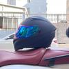 Motorcycle Helmet Full Helmet Can Be Equipped with Bluetooth Headset Men's Four-season Electric Bicycle Riding Helmet
