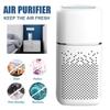 PDTO New Air Purifier Portable Home Car Air Cleaner Negative Ion Odor Dust Filter
