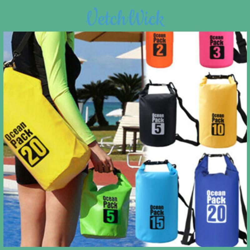 Vielseitige wasserdichte Trockentasche für Bootfahren und Camping mit robuster PVC-Konstruktion