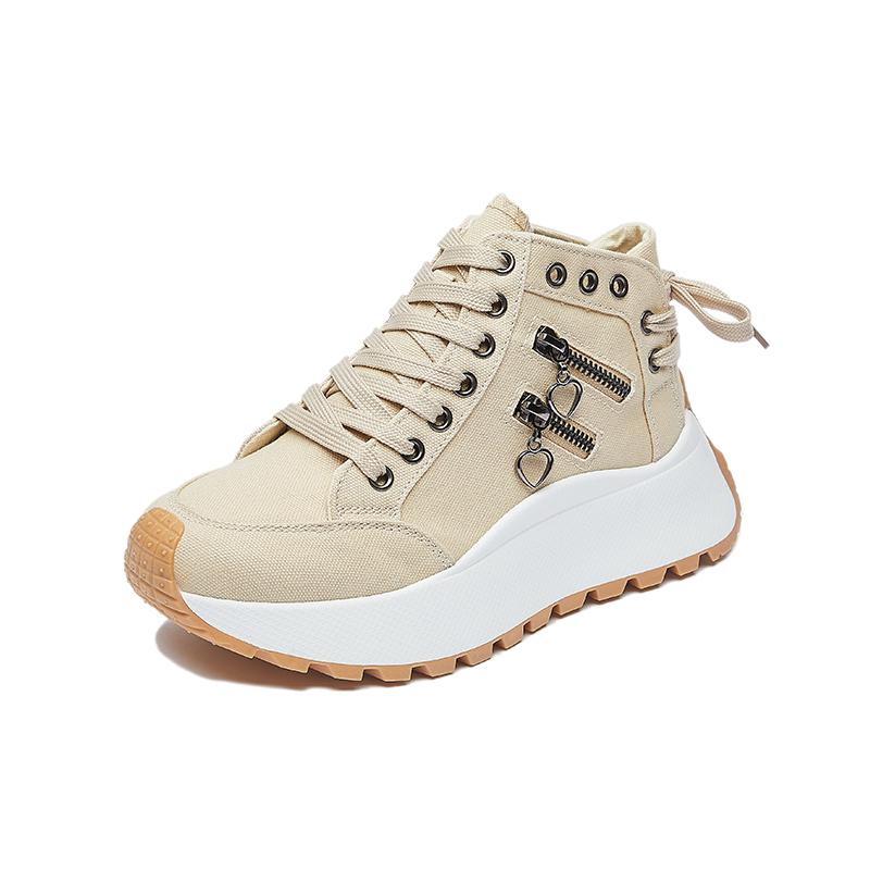 

Мода 2025 Новые Женские Кеды из Канваса с Рисунком Женская Повседневная Обувь Женские Кроссовки Обувь На Плоской Подошве На Шнуровке Zapatillas Mujer Chaussure Femme 40 хаки