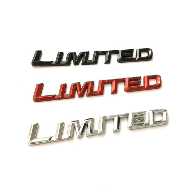 Suitable for Limited Edition 4WD Full Metal Car Sticker - Rear Four-Wheel Drive Modification