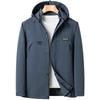 Mu Qingqing Men's Outdoor Windproof Hooded Jacket