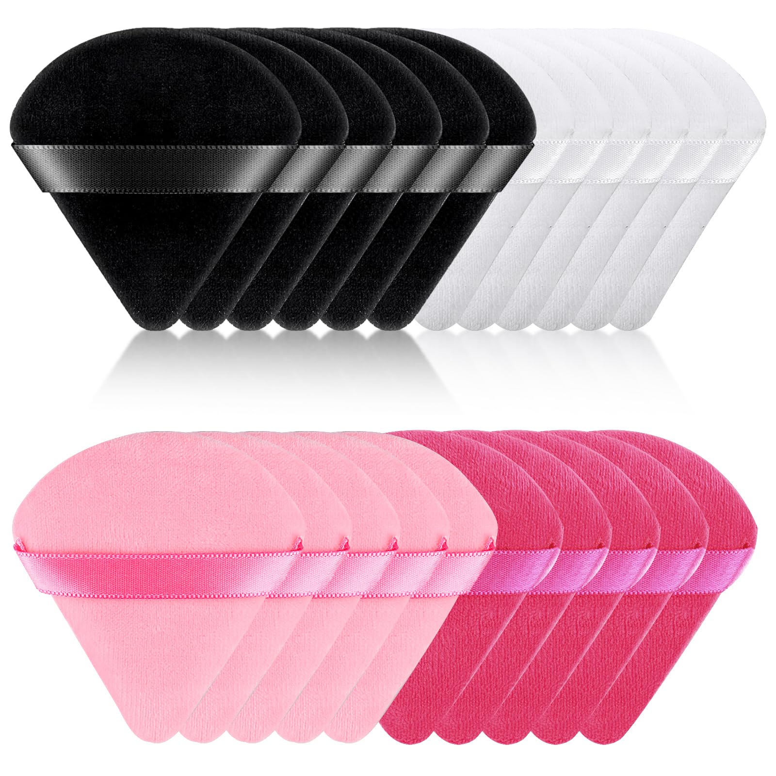 

20-Piece Makeup Sponge Set - Dual-Use (Wet/Dry) for Powder & Foundation Application