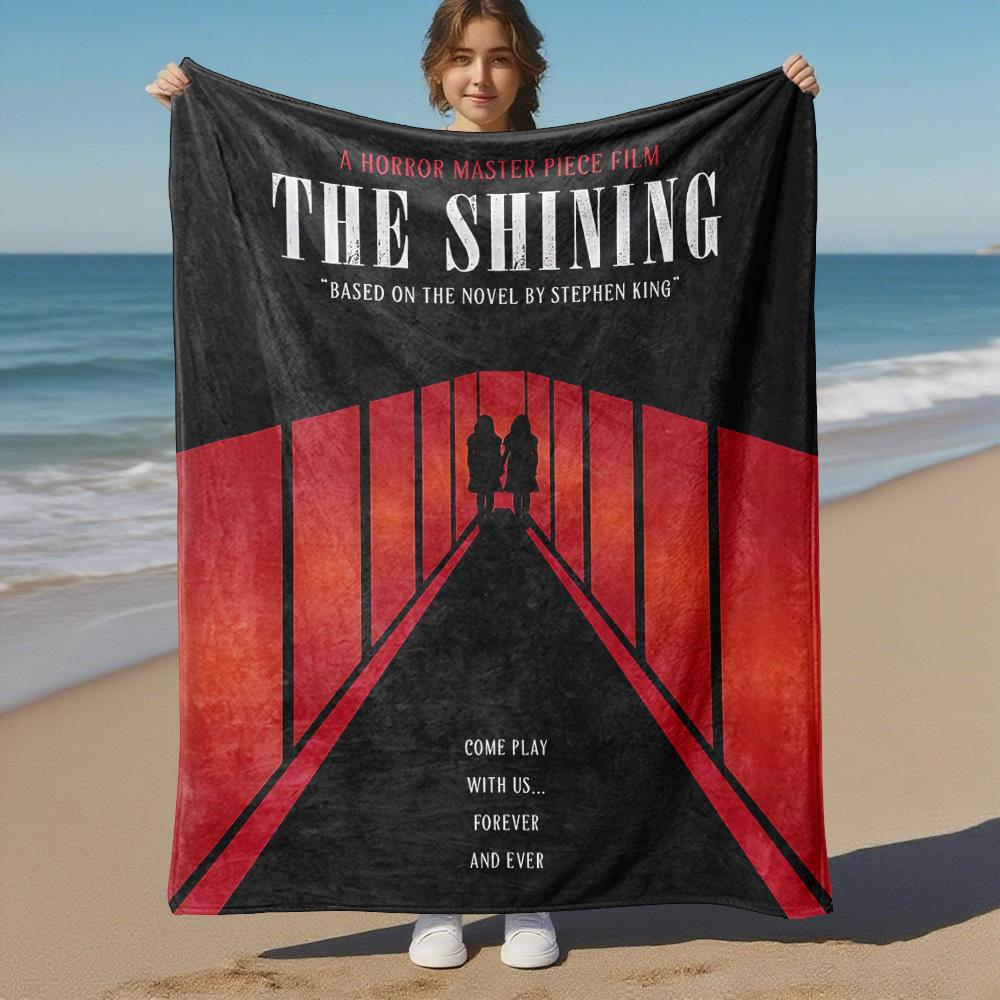 1PC Horror Master Piece Film Outdoor Flannel Blanket Soft Plush Decor for Picnics, camping,Bedroom, Playroom, Office, or Lunch Break1134A