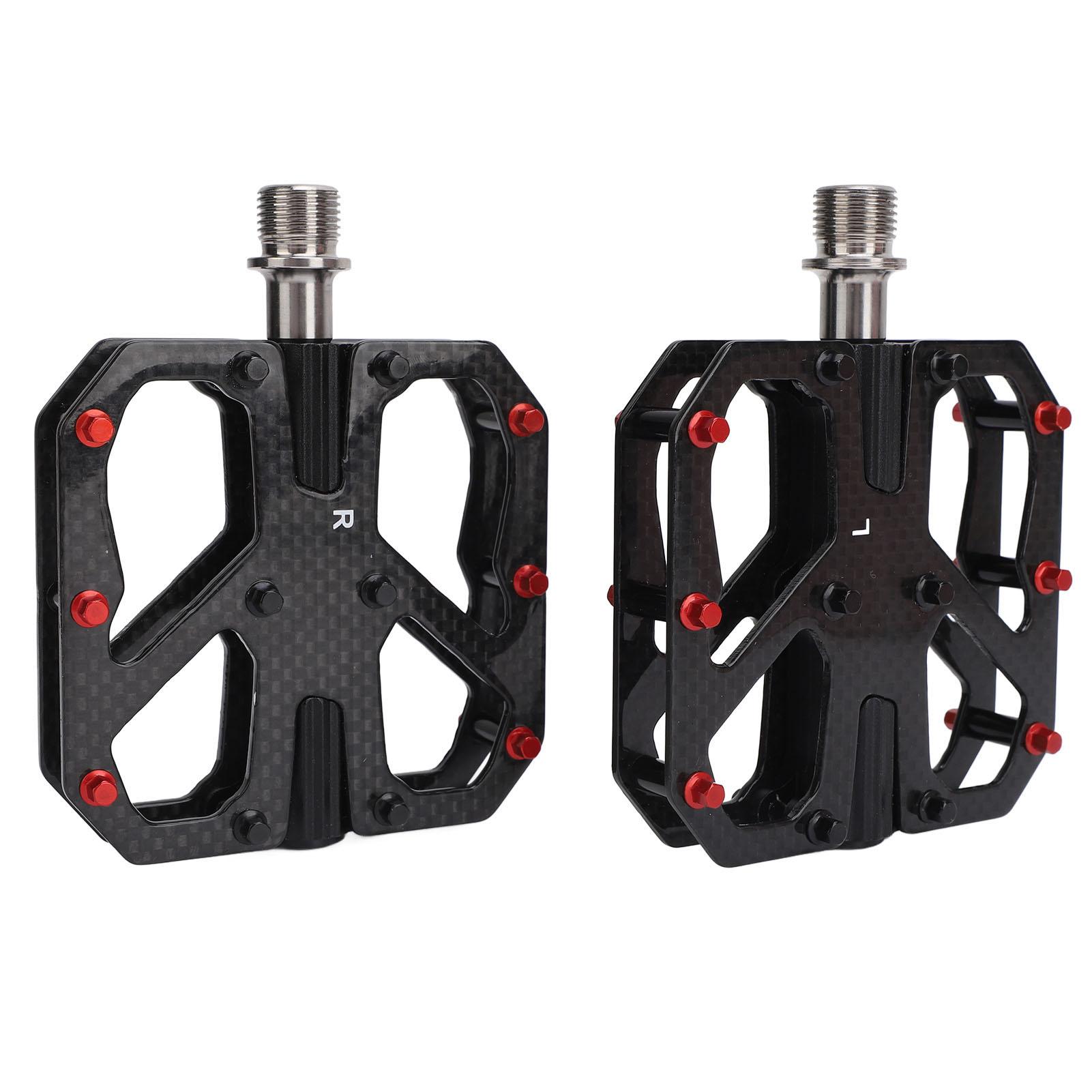 2Pcs Mountain Bike Pedal Waterproof Dust Proof Sealed Bearing Anti Skid Bike Pedal for Bicycle