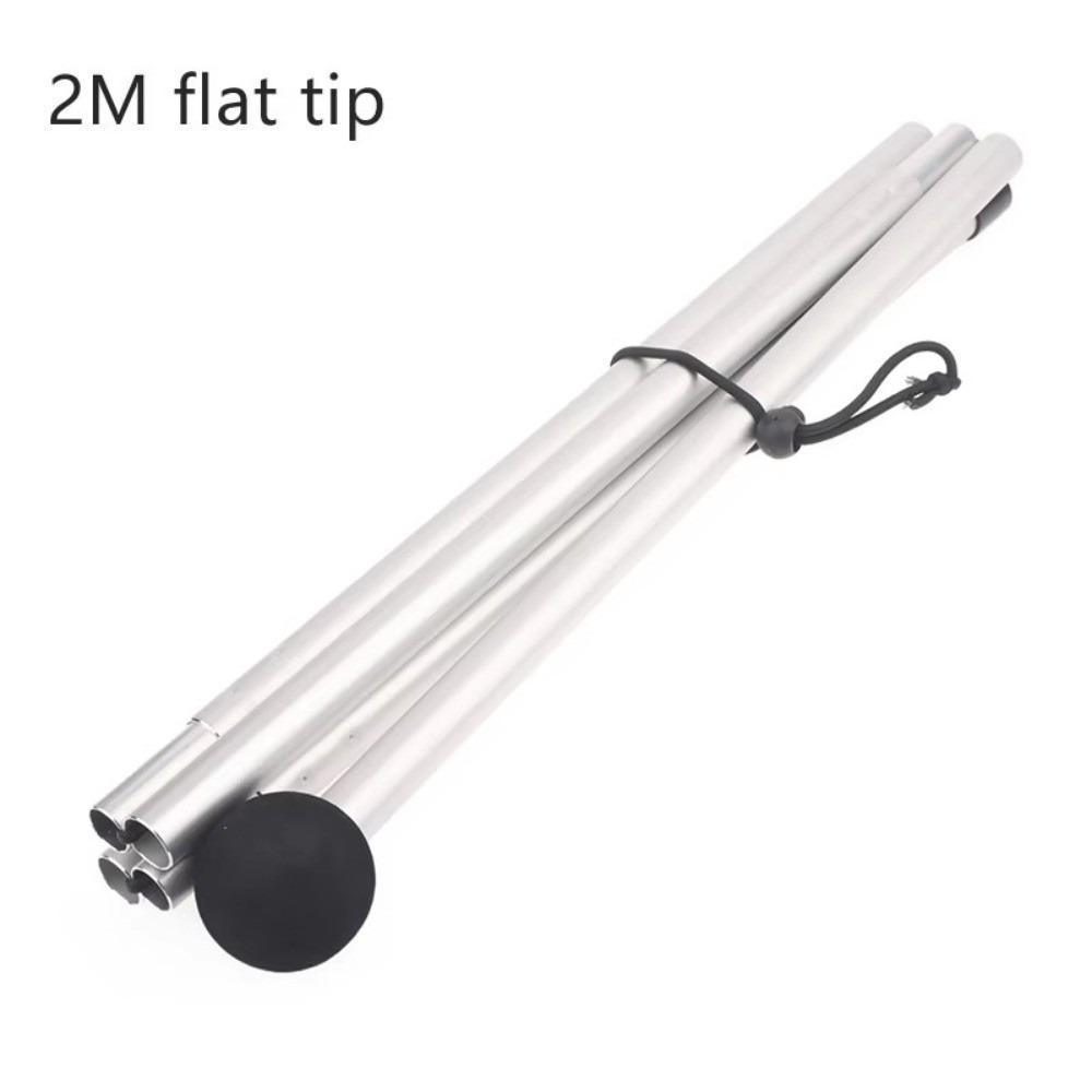 1.6/2M Beach Canopy Tent Pole Aluminum Alloy Shelter Tarp Pole  For Camping Party