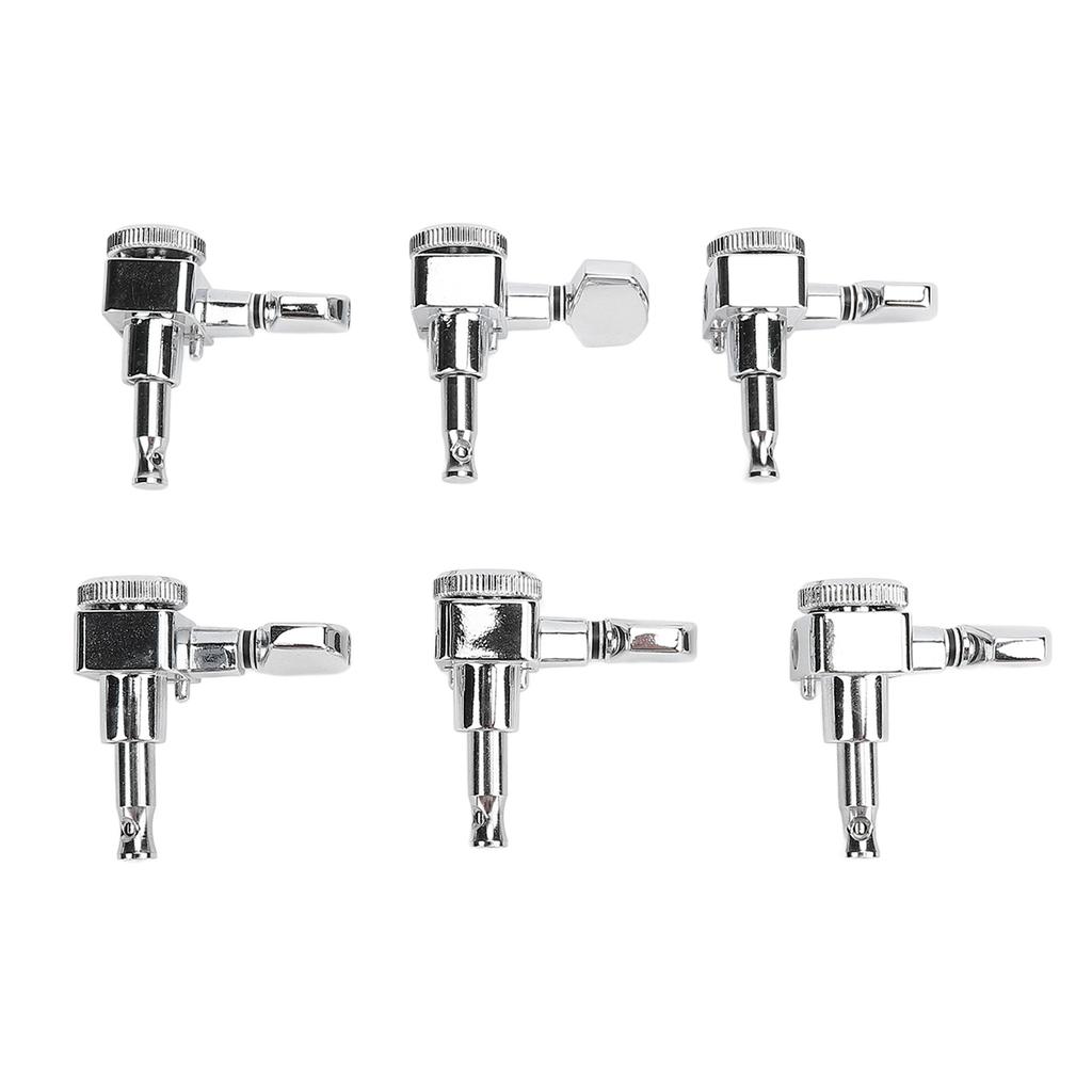 6 Pcs 6R Guitar Machine Head Metal Right Handed Acoustic Guitar String Tuning Pegs