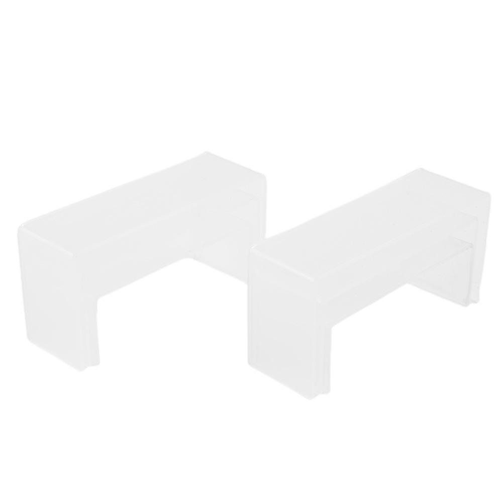 Shelf Display Stand Transparent Trophies 6pcs Acrylic Crafts Display Stands Awards Clear Holder Rectangle Risers