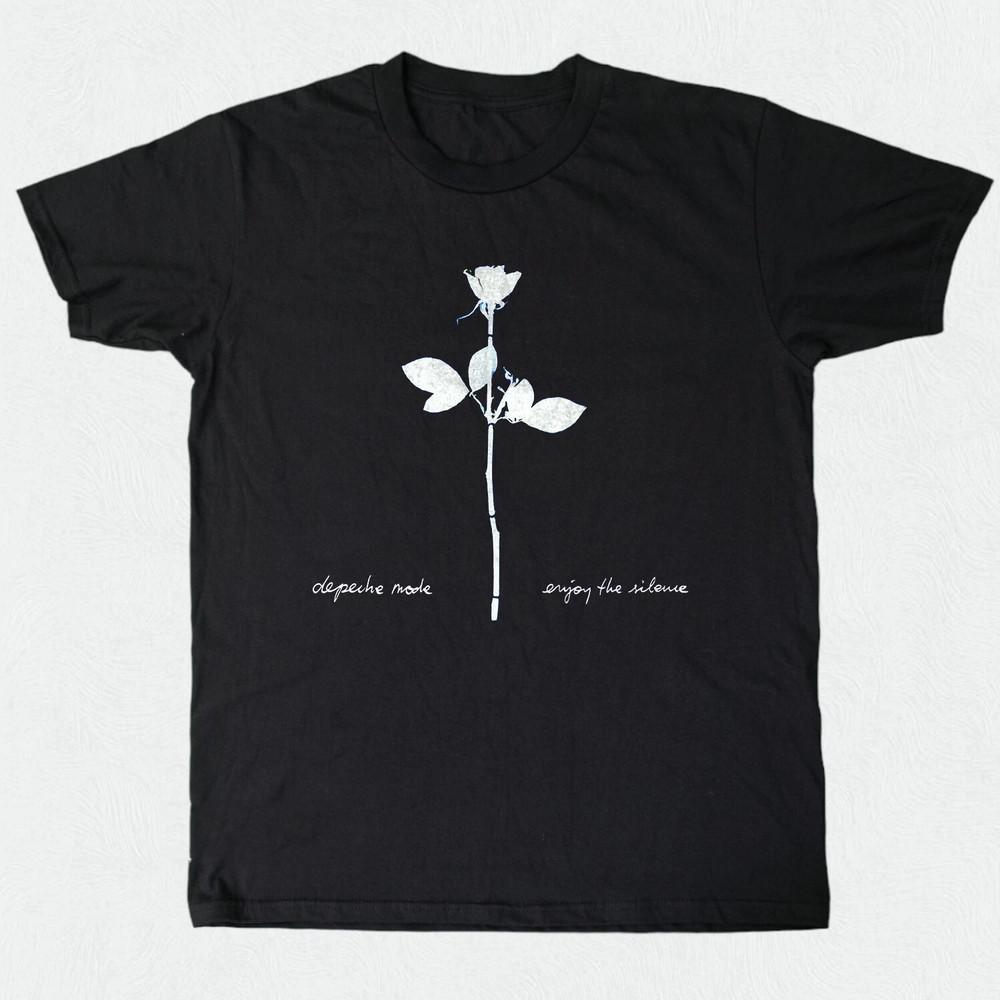 Depeche Mode Band Enjoy the Silence Unisex Black T Shirt Full Size S-5XL XXL