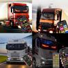 Funny Cars Devil Eyes Light Dynamic Display Screen Flexible LED Display Screen Smart Eye Lamp Soft Screen LED Truck Panel