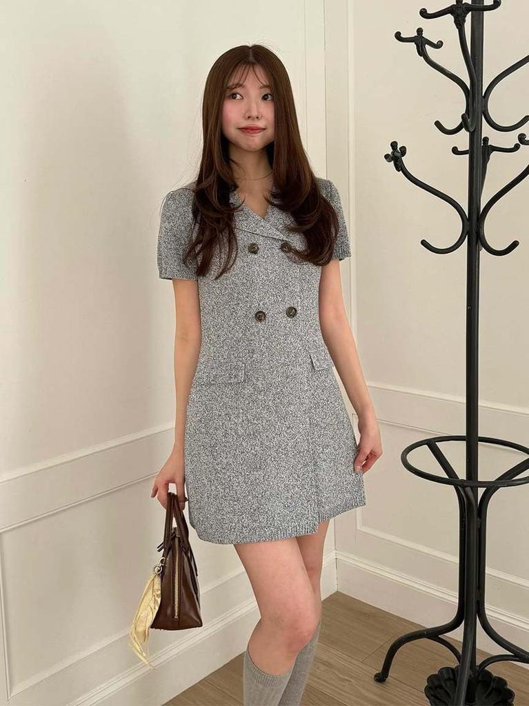 Trench knit dress [Snidel]