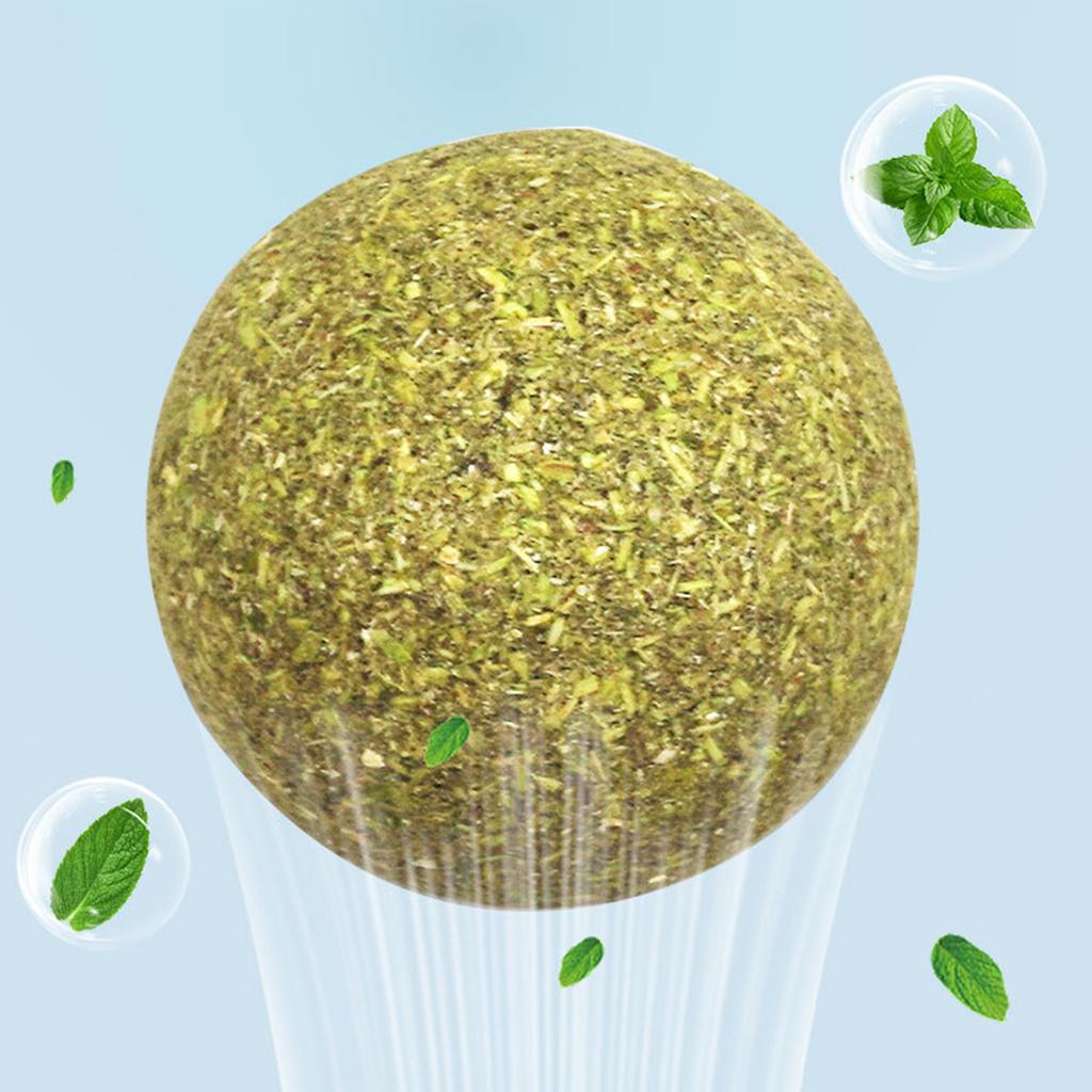 1pc Pet interactive Ball Toy adds fun  Wall Sticker Ball Can Be Rotated Cat Lick Candy Snacks Kitten Toy