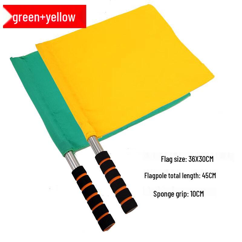 Juteway Signal Flags (Yellow & Green, 5 Pairs)