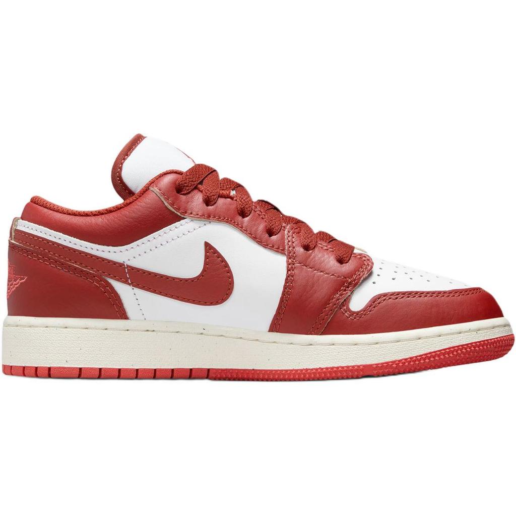 Αθλητικά παπούτσια για παιδιά Air Jordan 1 Low SE GS Dune Red Λευκό Καβούρι Ιστιοπλοϊκό FJ3465-160