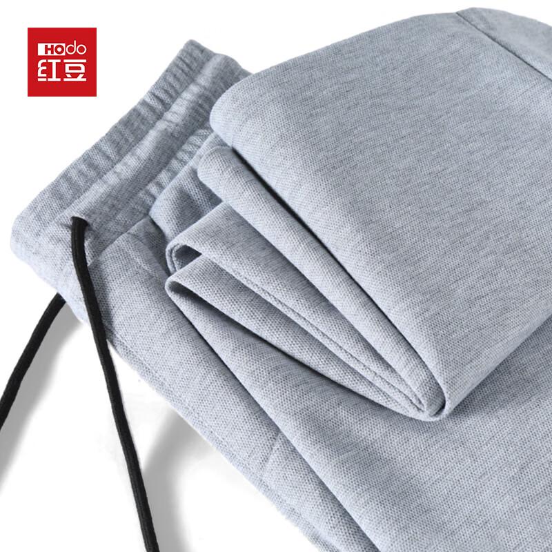 Hodo Men's Loose Straight Wide-Leg Cotton Pique Casual Pants