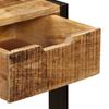 Vidaxl Szafka Z 3 Szufladami, 110X35X75 Cm, Lite Drewno Mango