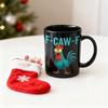 Funny Coffee Mug F-Caw-F Chicken Mug Ceramic 350ml Hot Cold Drinking Cup Dishwasher Safe Novelty Gift