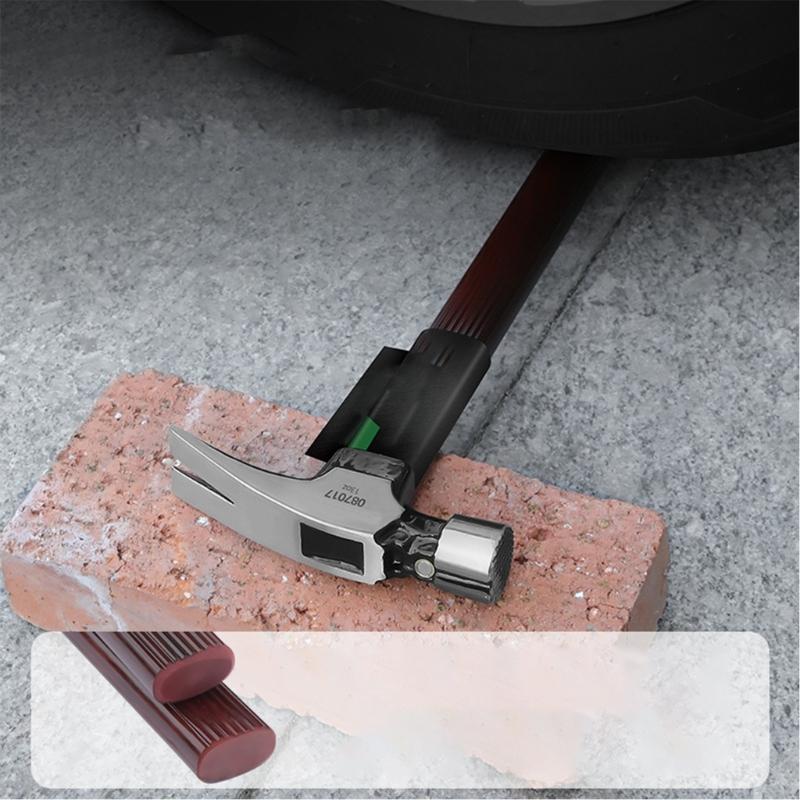 Multifunctional Steel Hammer with Automatic Nail Suction Non Slip Grip for Woodworking and Home Repair