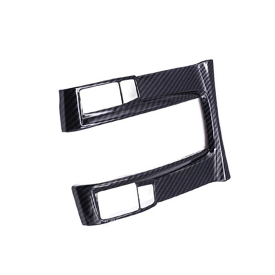 Carbon Fiber Style Console Gear Shift Panel Frame Trim Cover For Honda Civic 2016-2020