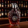 High Borosilicate Glass Grenade Shaped Sparkling Wine Bottle Sealed Jar for Home Brewing Whiskey Wine Storage Container
