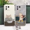 Paper Folding Cat Phone Case For Xiaomi Mi 15 14 14T 13 13T 12 12X 12T 12S 11 11T 10 10T 9 9T Pro Lite Liquid Silicone Cover