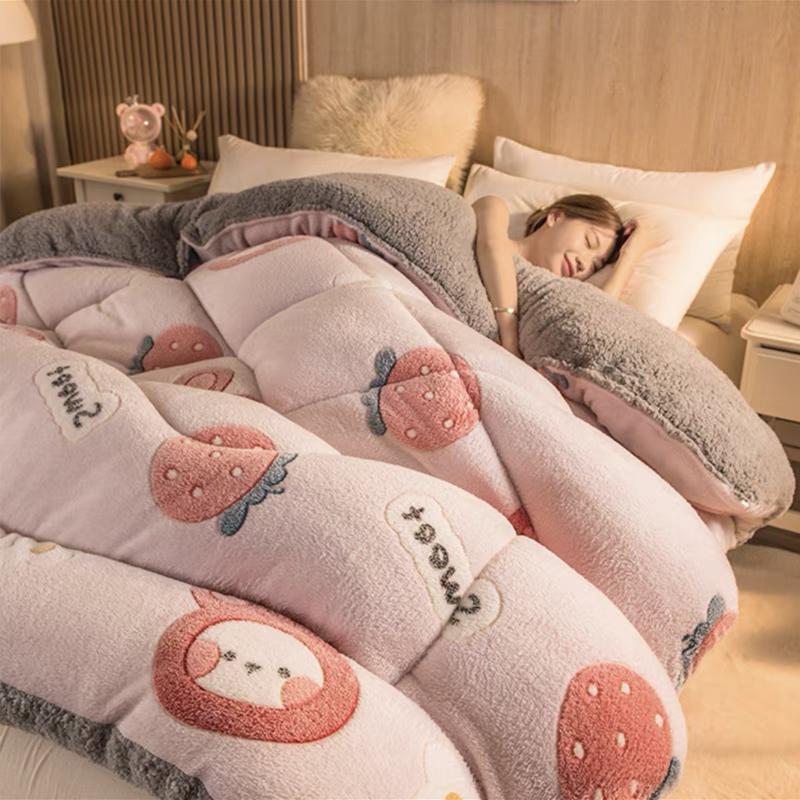 

двустороннее одеяло из овечьей шерсти, утолщенное, теплое, зимнее, роскошное одеяло, весенне-осеннее одеяло, мягкое одеяло, пододеяльники, полуторный, двуспальный, королевский размер 150x200cm 2.5kg