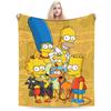 Funny S-Simpsons Cartoon Warm Cozy Blanket  Print Camping Bedding Throws Outdoor Flannel Bedspread Sofa Bed Cover