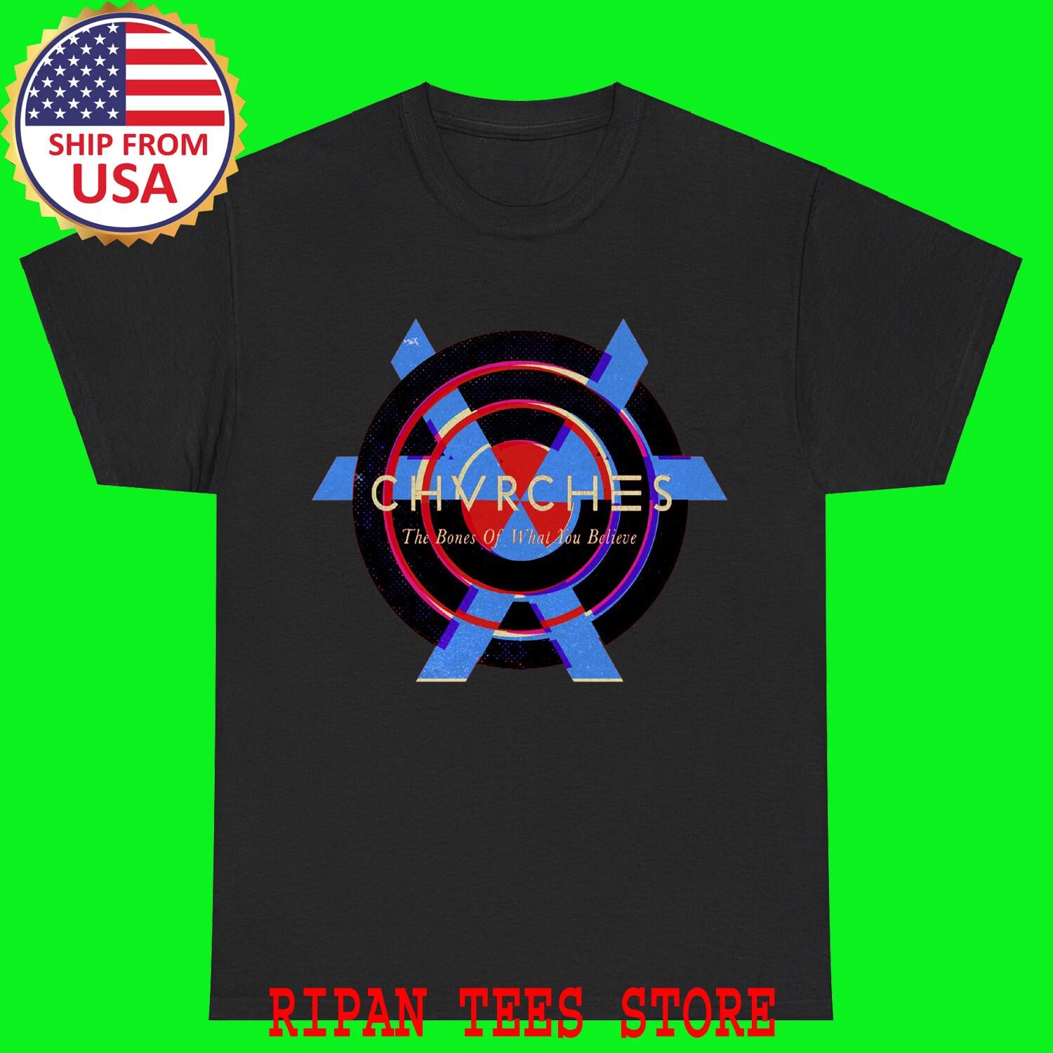 Chvrches Black T-Shirt Tee Top Unisex S