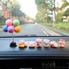 Celebrity Pig Car Ornament: Cute Console Decoration & Air Freshener Holder