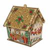 Four-sided DIY Pearl Art Kit Rhinestone 3D House Ornament  Holiday Gift
