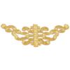 4pcs Gold & Sliver Trimming DIY Applique Patches Iron On Fabric Stickers  DIY Craft Decoration