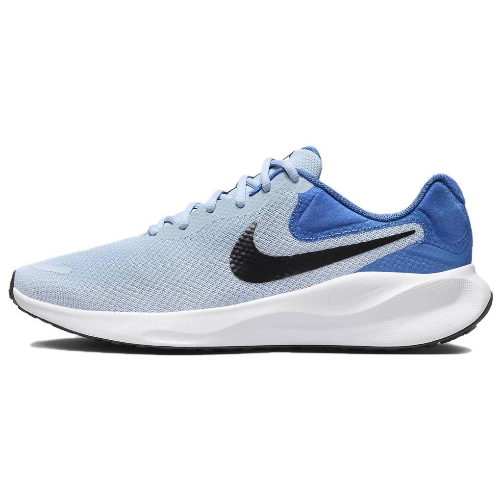 Nike Revolution 7 Extra Wide Light Armory Blue Men Sneakers Star-Blue Green-Strike Black FB8501-402