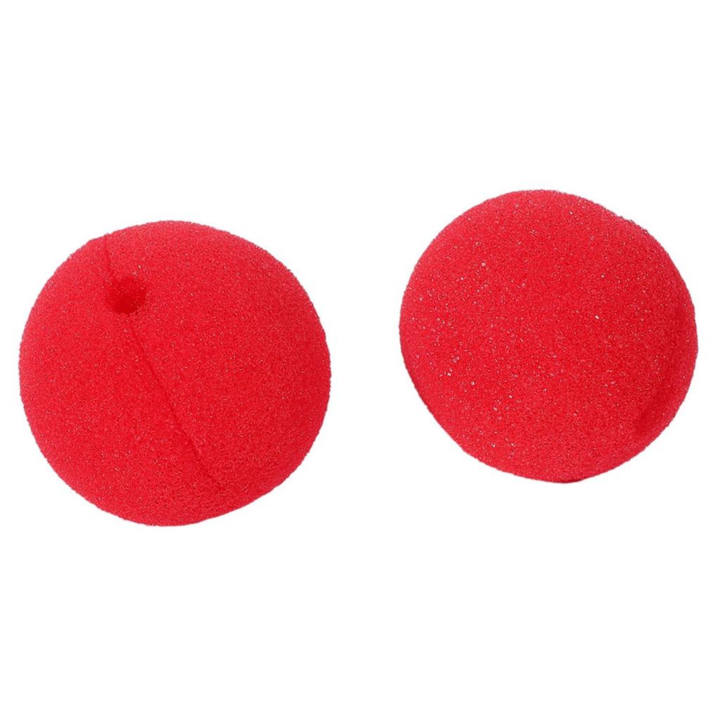 BAAU 100Pcs Adorable Red Ball Sponge Clown Nose for Wedding Decoration Christmas Halloween Costume Magic Dress