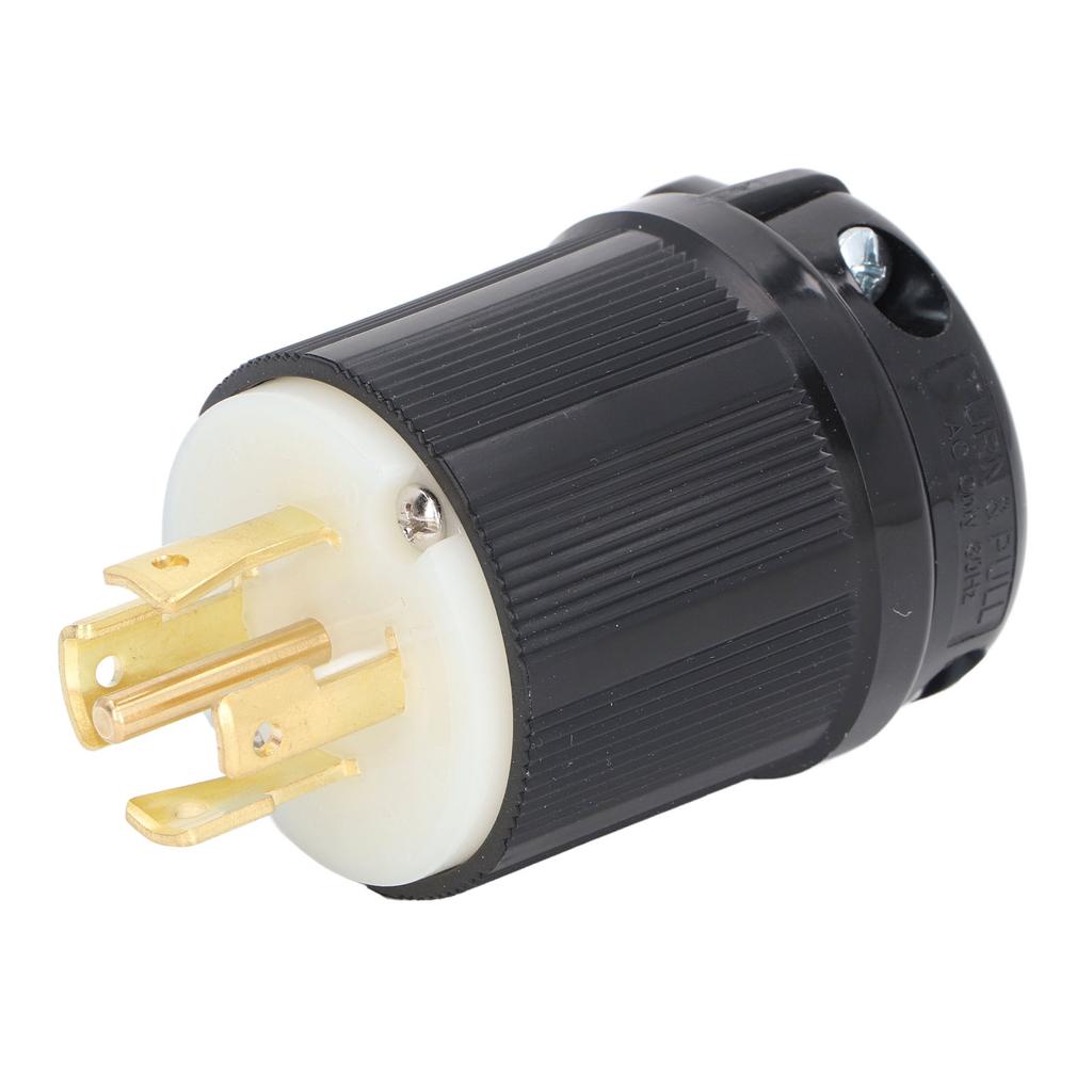 Generator Verriegelungsstecker 4-polig 5-adrig 30A 120/208V Universeller Drehverschluss-Adapter L21‑30P für Maschine