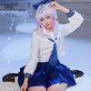 Genshin Impact Cos Costume Joy Tea Linkage Kamisato Ayaka JK Costume Shenli Lingren Cosplay Full Set Of Animation Cos