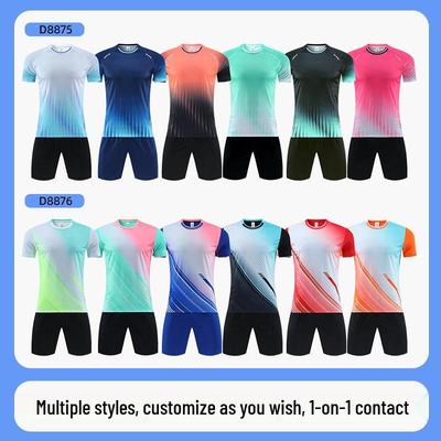 Sweat-Absorbent Quick-Dry Football Uniform Set for Adults & Kids - Team Training & Competition Ready.