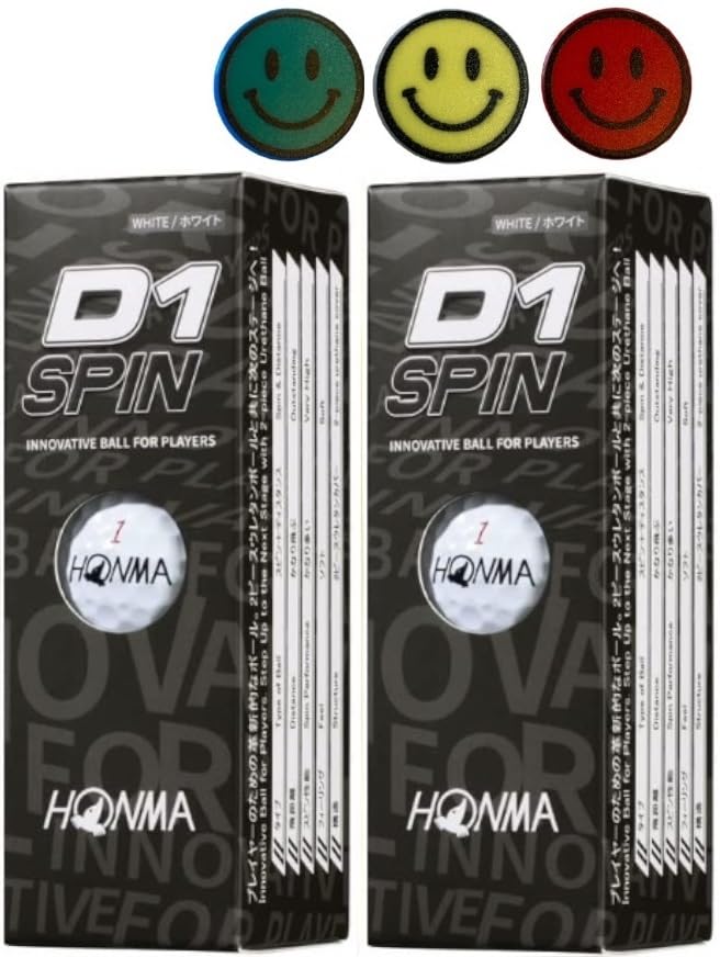 

Golf ball D1 SPIN 2 sleeves with 3 ball marks (white_2 sleeves)