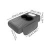 Car Armrest Elbow Rest Pad Multifunctional Automotive Center Console Booster Cushion Car Armrest Booster Pad With Cup Holder