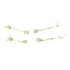 Green Imitation   Earrings Chinese Style Jewelry Gold Dangle Earrings Female Earrings