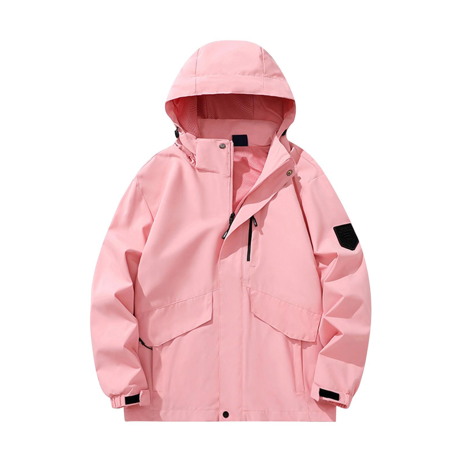 

Мужская весенняя куртка однотонная тонкая ветровка с капюшоном спортивная куртка мужская куртка-“SPORT OUTDOOR” XL розовый