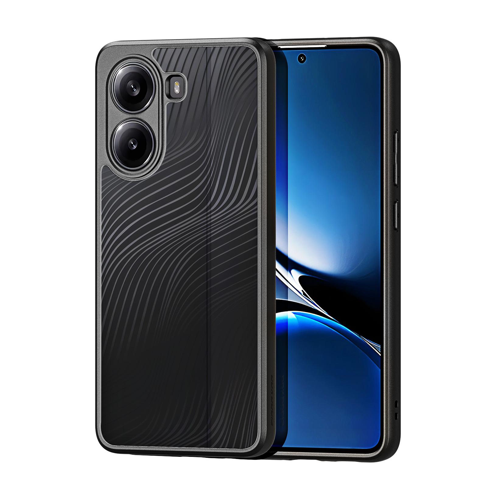 

For Xiaomi Poco X7 Pro 5G/Xiaomi Redmi Turbo 4 5G Case DUX DUCIS Aimo Series TPU+PC Matte Drop-proof Phone Cover (REACH Certification) Black