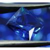 1.00 Carat 6x6 Natural Loose Gemstones Sapphire Square Shape Blue CERTIFIED Lot. Az-32404