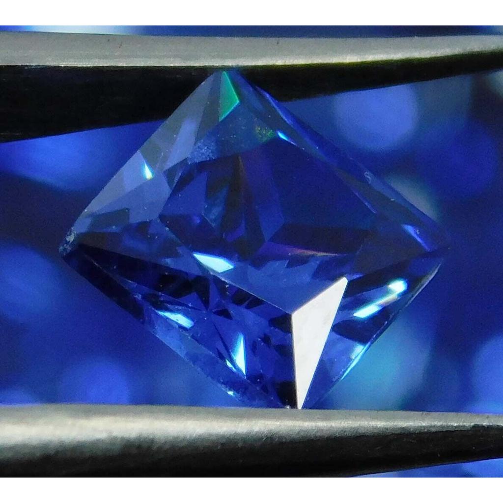 1.00 Carat 6x6 Natural Loose Gemstones Sapphire Square Shape Blue CERTIFIED Lot. Az-32404
