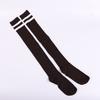 Autumn New Sweet Cotton Bottom Socks Manufacturers Wholesale, Two Bars Vertical Strip Knee Socks Jacquard Long Socks