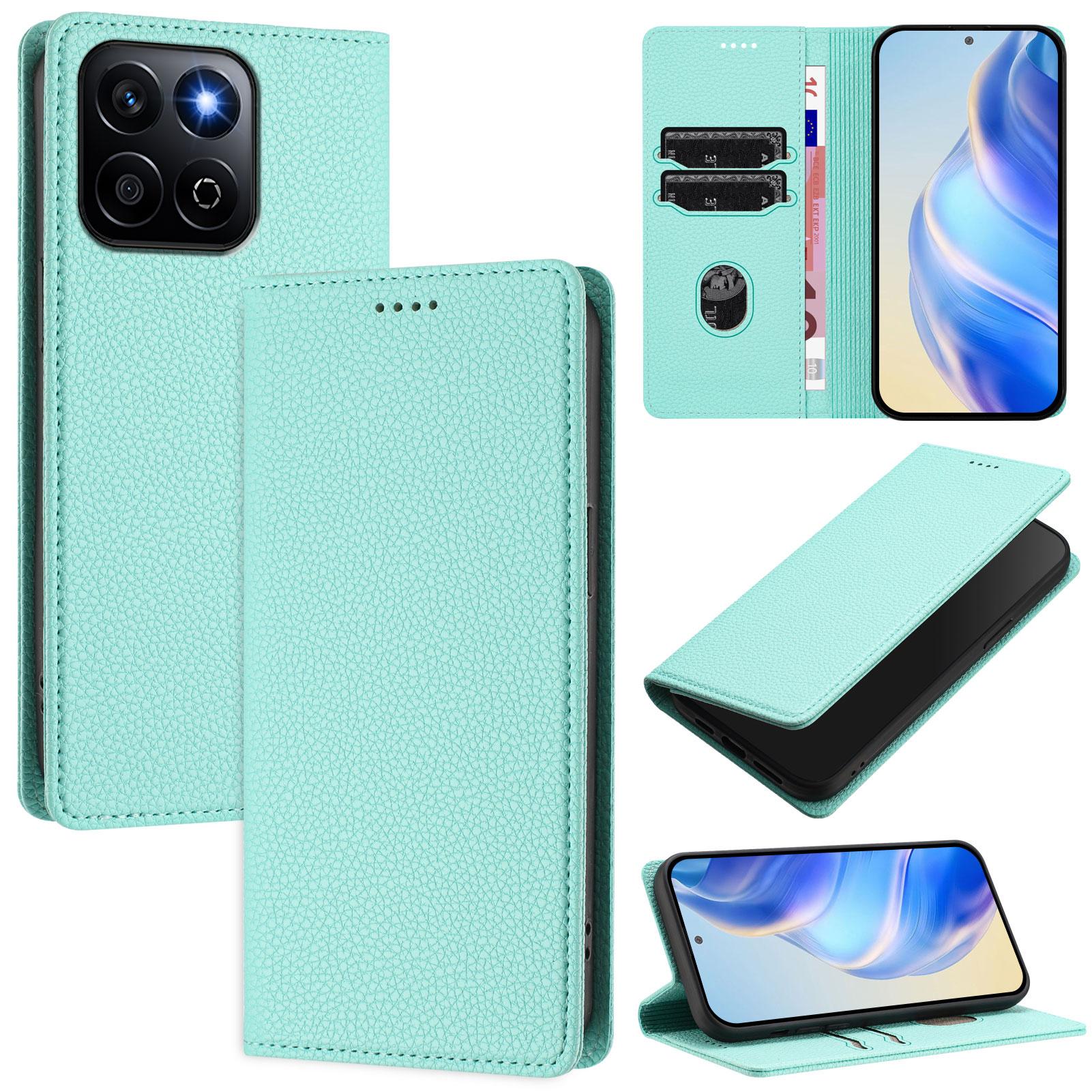 

For Honor 200 Smart 5G/X7c 5G/Play 60 Plus 5G/X7c 5G/X7c 4G Wallet Case RFID Blocking Litchi Texture Leather Mobile Cover A